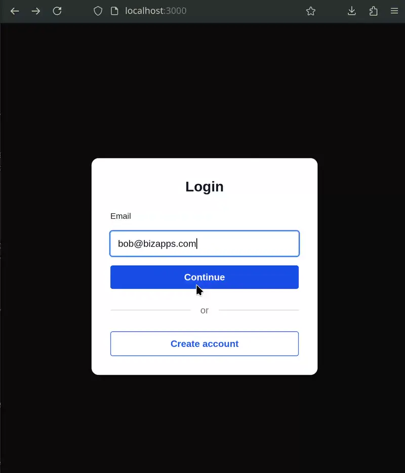 Account creation